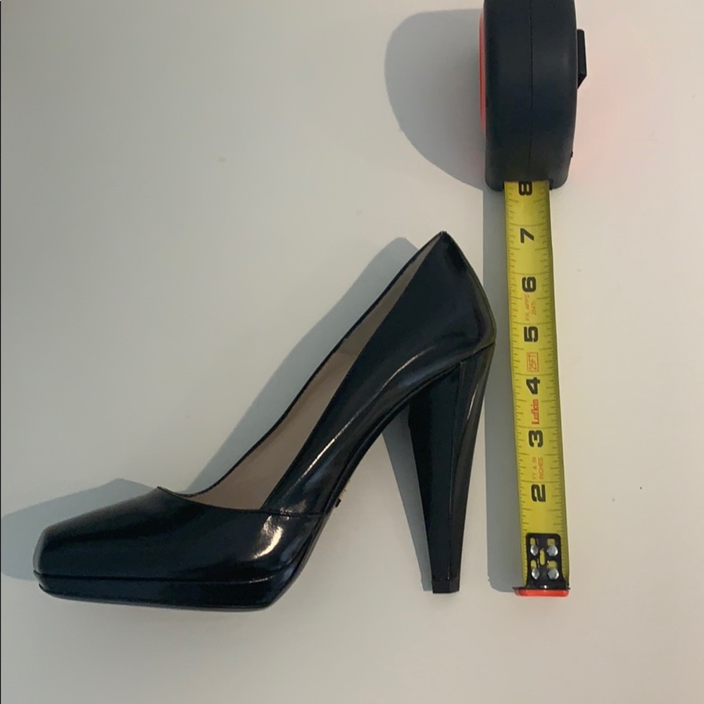 Nib: Prada Black Asymmetrical Square Toe - image 7
